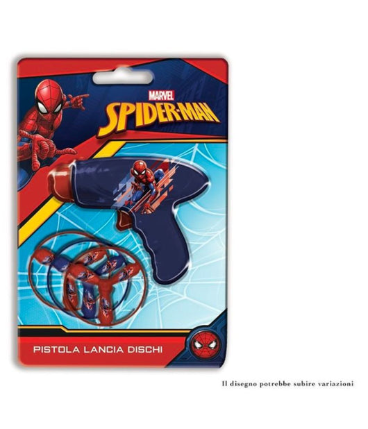 Pistola Lancia Dischi Lancia Eliche Spiderman Supereroi Giocattolo Per Bambini         