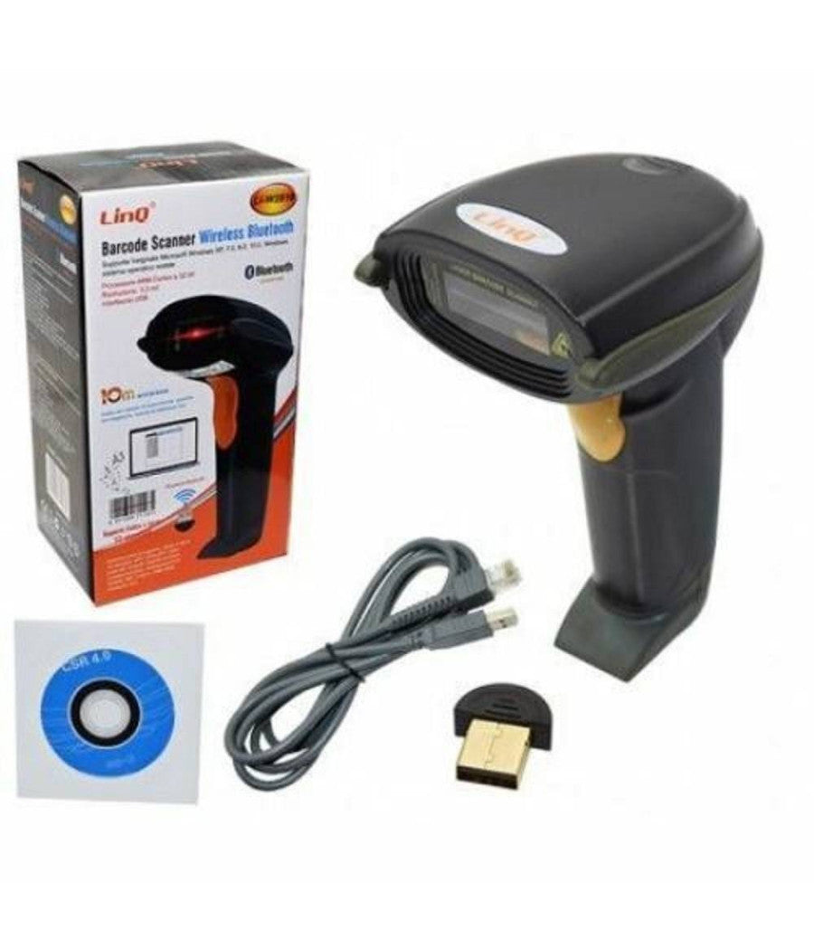 Pistola Scanner Barcode Lettore Codici A Barre Bluetooth Wireless 10m Li-w2810         