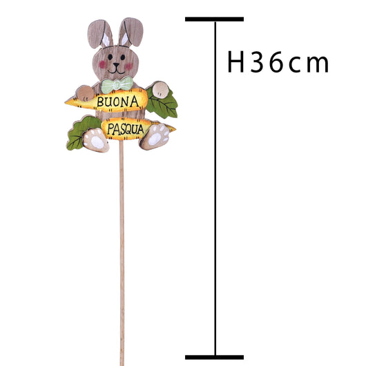 Set 12 Rami in Legno Buona Pasqua H 36 cm