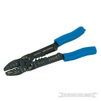 Pinza strumento spellacavi isolamento per elettricista Silverline 230 mm - Default Title