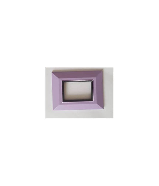 Placca Placchetta Placchette Compatibili Per Serie Axolute Bticino Colorate Sq  Lilla -4 Fori     -