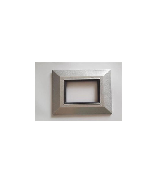 Placca Placchetta Placchette Compatibili Per Serie Axolute Bticino Colorate Sq  Grigio -7 Fori     -