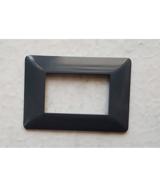 Placchette Placche In Abs Per Serie Matix Bticino Compatibile 3 4 6 Moduli Color  Nero -6 Fori     -