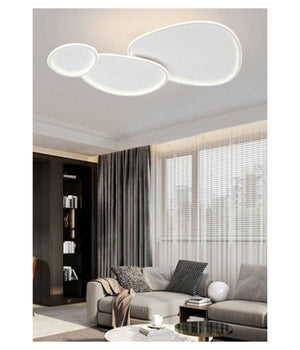 Plafoniera A Led 3 Ovali A Tripla Colorazione Di Luce 100 W Da Soffitto Pn-23-3c         