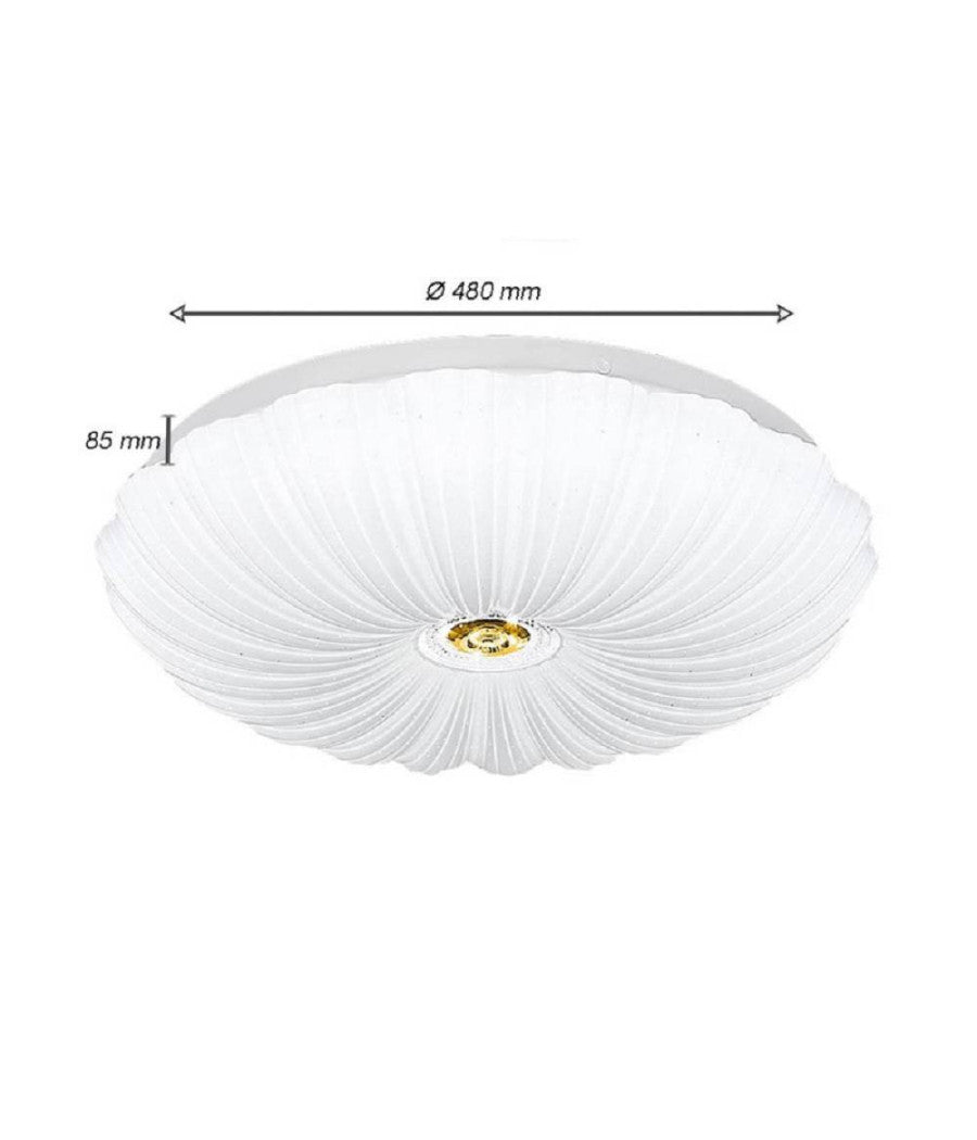 Plafoniera A Led Lampadario Da Soffitto Dimmerabile 3 Colorazione Di Luce C39-3c         