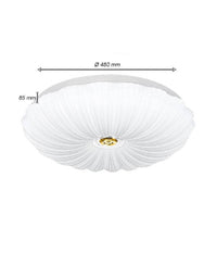 Plafoniera A Led Lampadario Da Soffitto Dimmerabile 3 Colorazione Di Luce C39-3c         