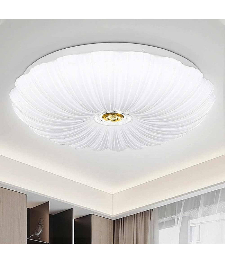 Plafoniera A Led Lampadario Da Soffitto Dimmerabile 3 Colorazione Di Luce C39-3c         