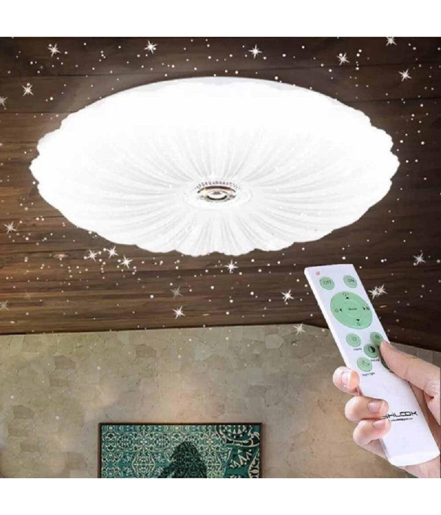 Plafoniera A Led Lampadario Da Soffitto Dimmerabile 3 Colorazione Di Luce C39-3c         