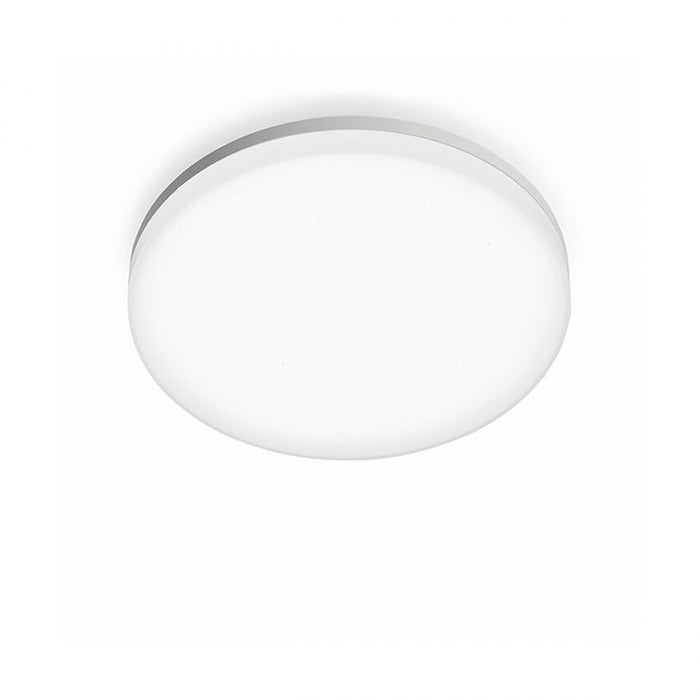 Plafoniera esterno gea led alba r ges830 ip66 1620lm 4000°k lampada soffitto moderna