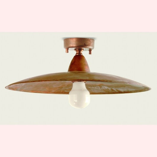 Plafoniera esterno rustica lampadari bartalini crispla pl35 e27 led ottone lampada soffitto