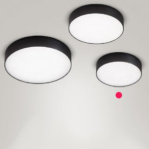 Plafoniera gea led cloe 35 gpl270n led alluminio moderna