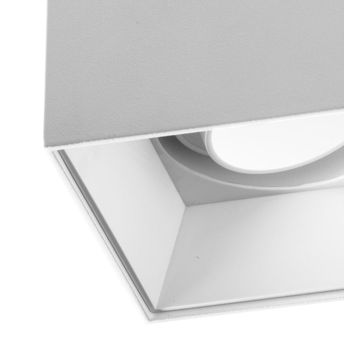 Plafoniera gea led gfa1230 gu10 led faretto spot orientabile bianco lampada soffitto