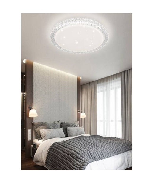 Plafoniera Lampadario Da Soffitto Luce Led 3 Tonalità  Di Luce Dimmerabile C24-3c         