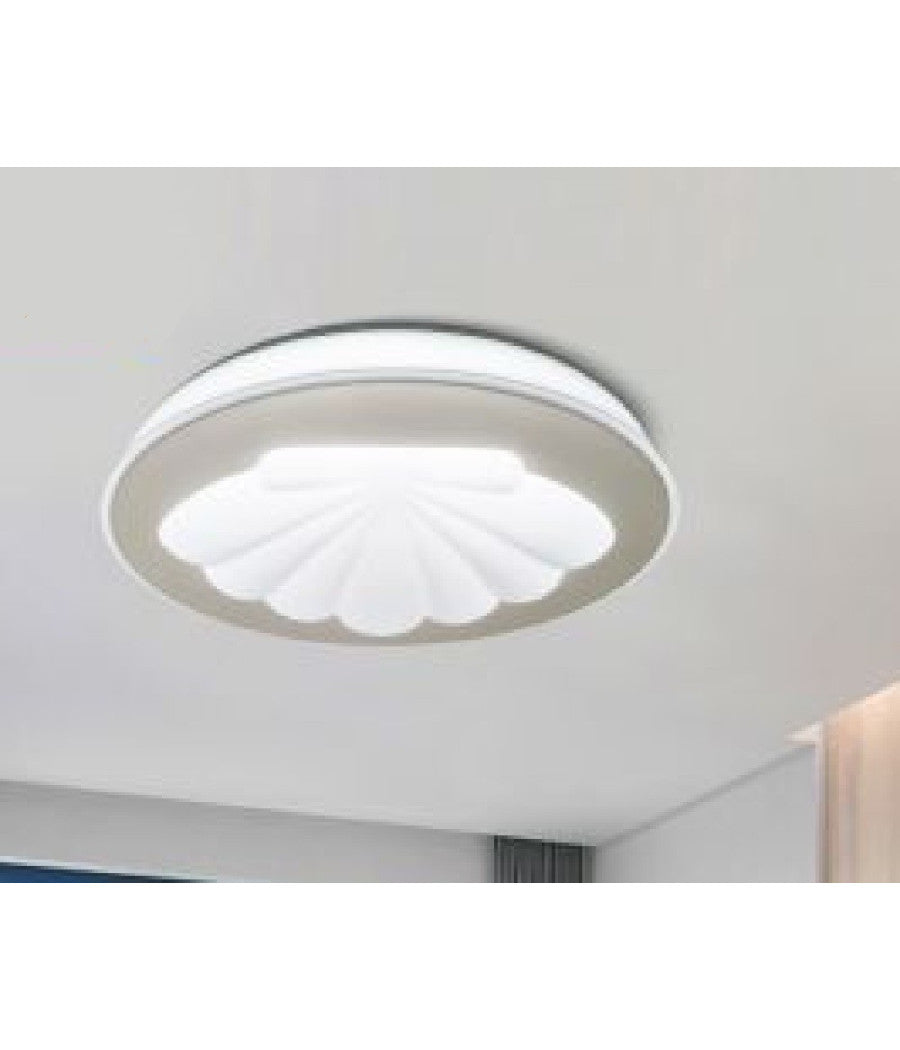 Plafoniera Lampadario Soffitto 46 W Conchiglia Dimmerabile Toni Di Luce Pn-11-3c         