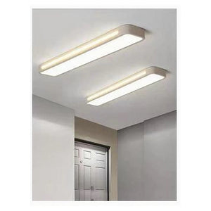 Trade Shop - Plafoniera Led 18w Bianco Soffitto Rettangolare Striscia Moderno Luce 6500k 50200         