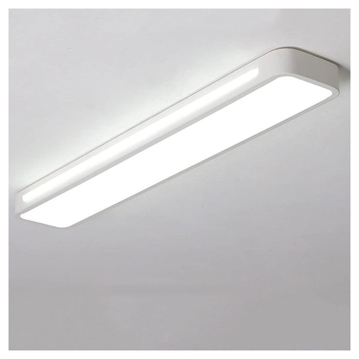 Trade Shop - Plafoniera Led 18w Bianco Soffitto Rettangolare Striscia Moderno Luce 6500k 50200         