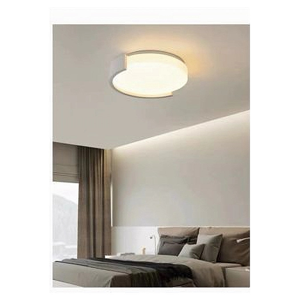 Trade Shop - Plafoniera Led 24 W Cerchio Bianco Moderno Da Soffitto Tonda Luce Naturale 50095         