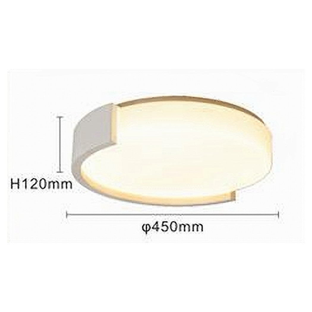 Trade Shop - Plafoniera Led 24watt Cerchio Bianco Moderno Da Soffitto Tonda Luce Fredda 50101         