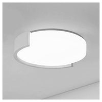 Trade Shop - Plafoniera Led 24watt Cerchio Bianco Moderno Da Soffitto Tonda Luce Fredda 50101         