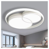 Trade Shop - Plafoniera Led 36 W Cerchio Bianco Moderno Da Soffitto Tonda Luce Naturale 71431         