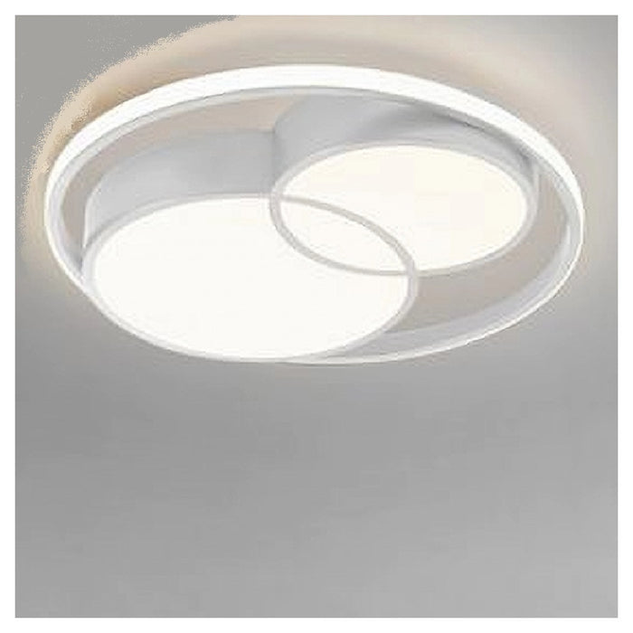 Trade Shop - Plafoniera Led 36 W Cerchio Bianco Moderno Da Soffitto Tonda Luce Naturale 71431         