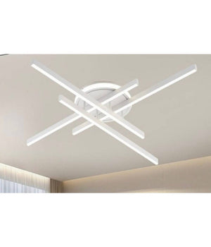 Plafoniera Led 45 W Bianca Da Soffitto Lampadario Luce 6500k 4000k 3000k Pn-21b         