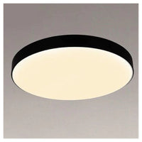 Trade Shop - Plafoniera Led 70 W Rotonda Lampada Soffitto Nero Lampadario Luce Naturale 02607         