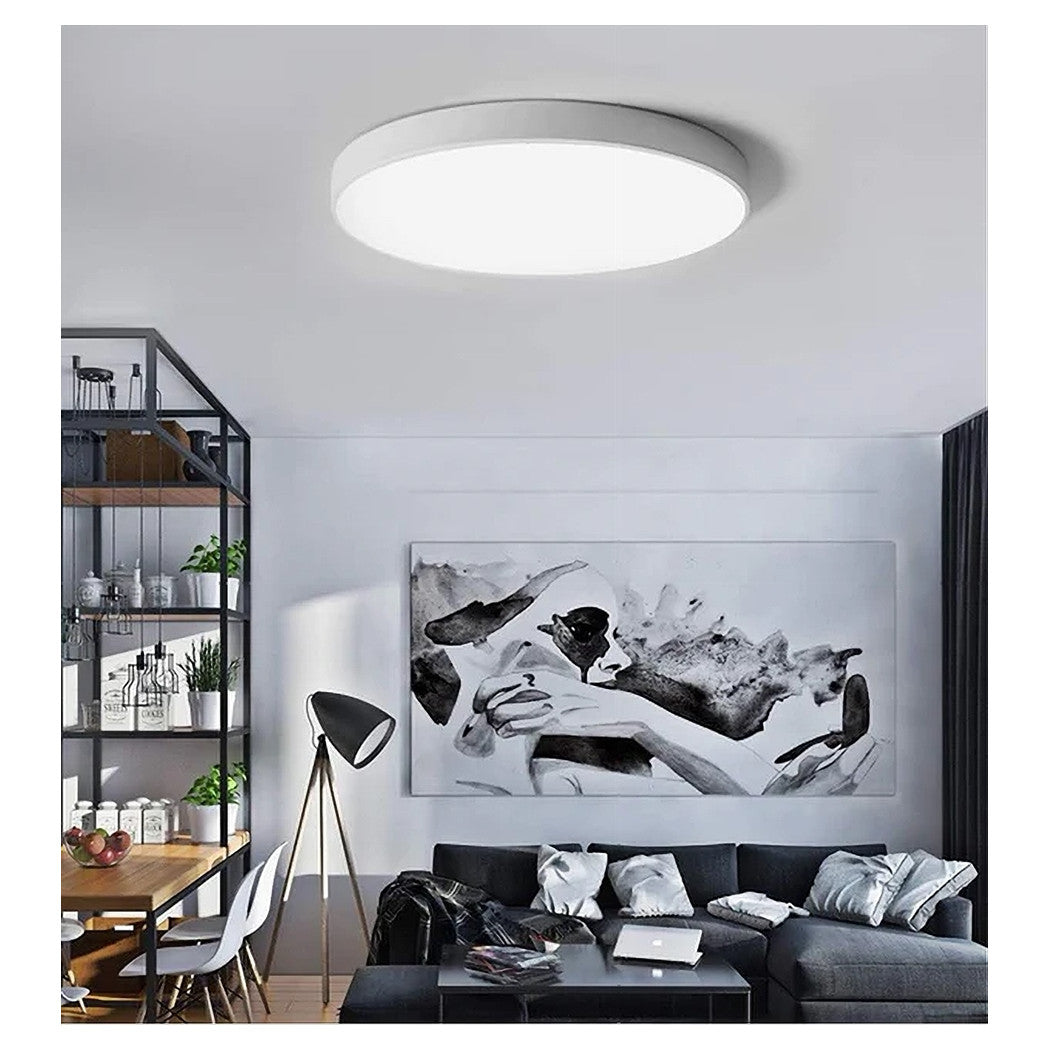 Trade Shop - Plafoniera Led 70w Rotonda Lampada Soffitto Bianca Lampadario Luce Naturale 02560         