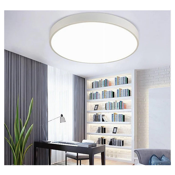 Trade Shop - Plafoniera Led 70w Rotonda Lampada Soffitto Bianca Lampadario Luce Naturale 02560         