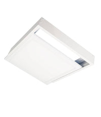 Plafoniera Led 94w Luce Rgb+4000k Rgbw 24v Cromoterapia Lampada Soffitto 62x62cm         