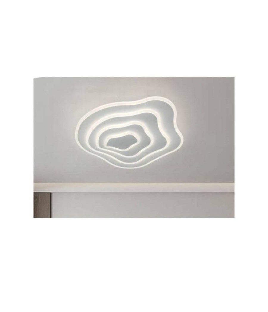 Plafoniera Led Effetto Ondulato Da Soffitto 59watt Luce 6500k 4000k 3000k Pn-28b         