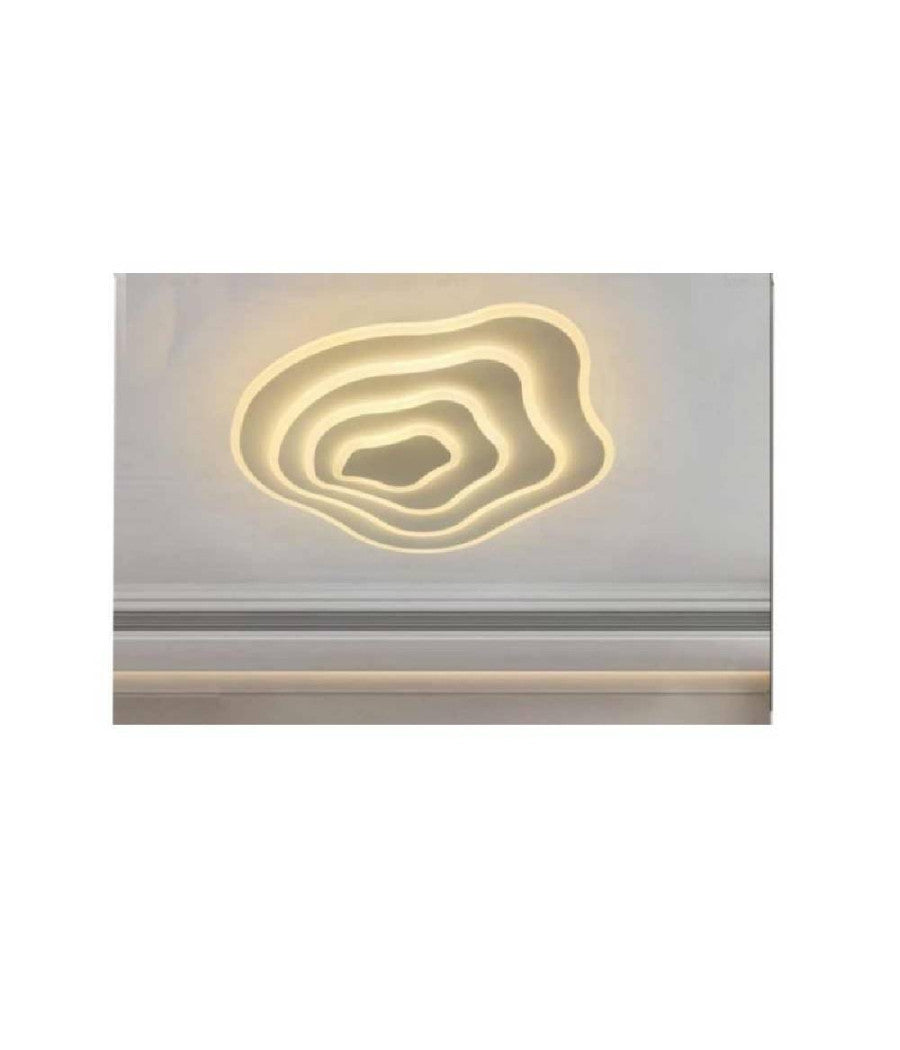 Plafoniera Led Effetto Ondulato Da Soffitto 59watt Luce 6500k 4000k 3000k Pn-28b         