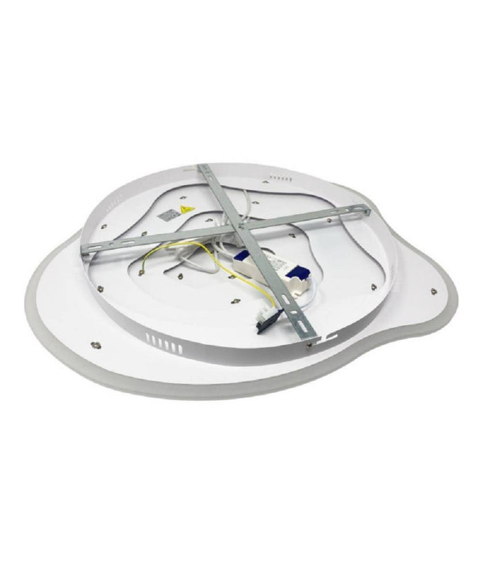 Plafoniera Led Effetto Ondulato Da Soffitto 59watt Luce 6500k 4000k 3000k Pn-28b         