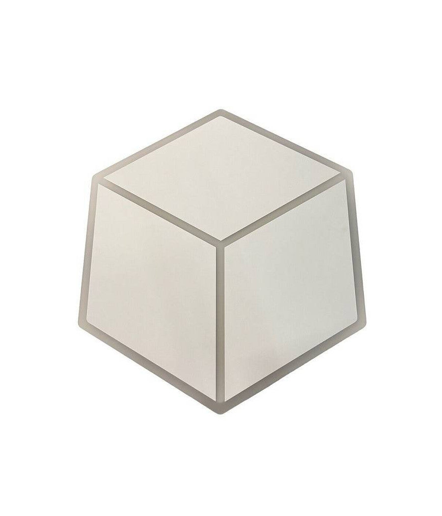 Plafoniera Led Forma Cubo 3d Da Soffitto 37w Bianca 3 Colorazioni Luce C52-b3c         