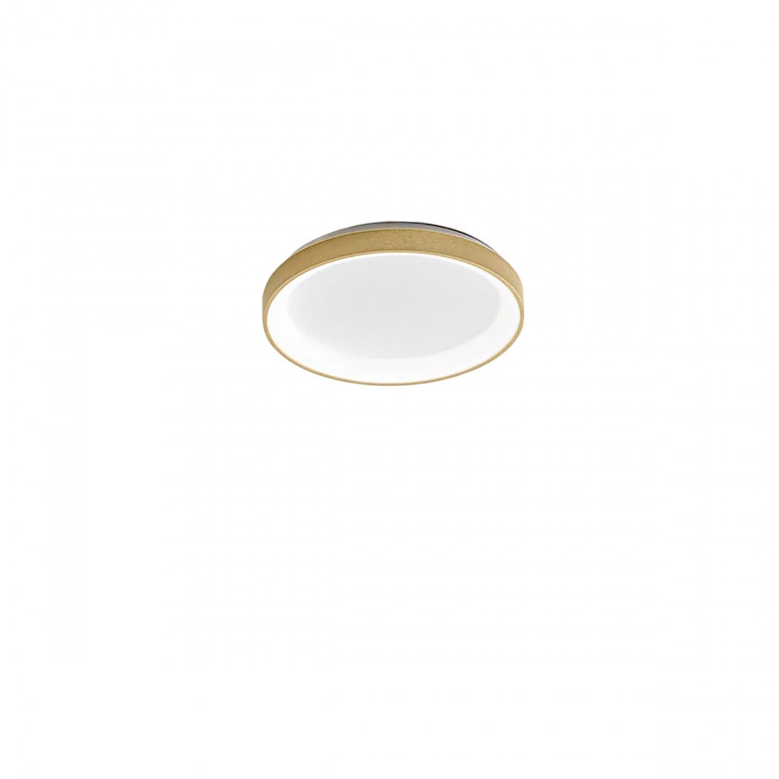 Plafoniera led gea luce krizia pp o 30w 3000k alluminio oro lampada soffitto