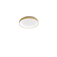 Plafoniera led gea luce krizia pp o 30w 3000k alluminio oro lampada soffitto