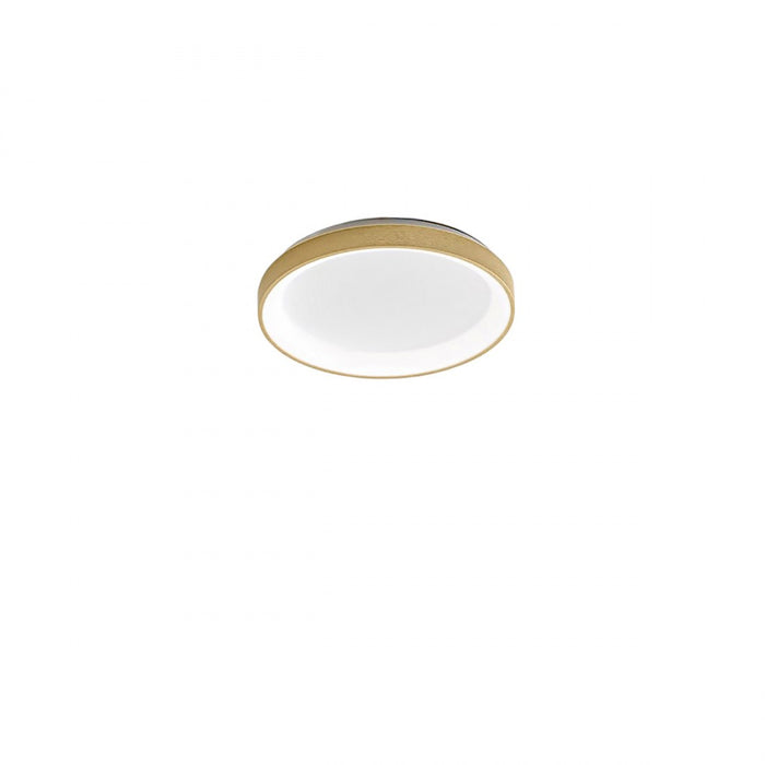 Plafoniera led gea luce krizia pp o 30w 3000k alluminio oro lampada soffitto