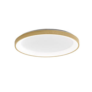 Plafoniera led gea luce krizia ps o 60w 3000°k alluminio oro lampada soffitto