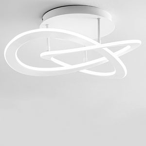 Plafoniera led gea luce yara pm n 40w led alluminio lampada soffitto moderna