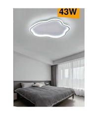 Plafoniera Led Lampada Soffitto Moderna Ondulata Luce Fredda Naturale Calda C48         