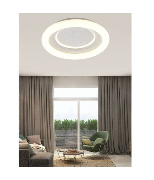 Plafoniera Led Lampadario Soffitto 40 W Bianco Tripla Colorazione Luce Pn-29-3c         