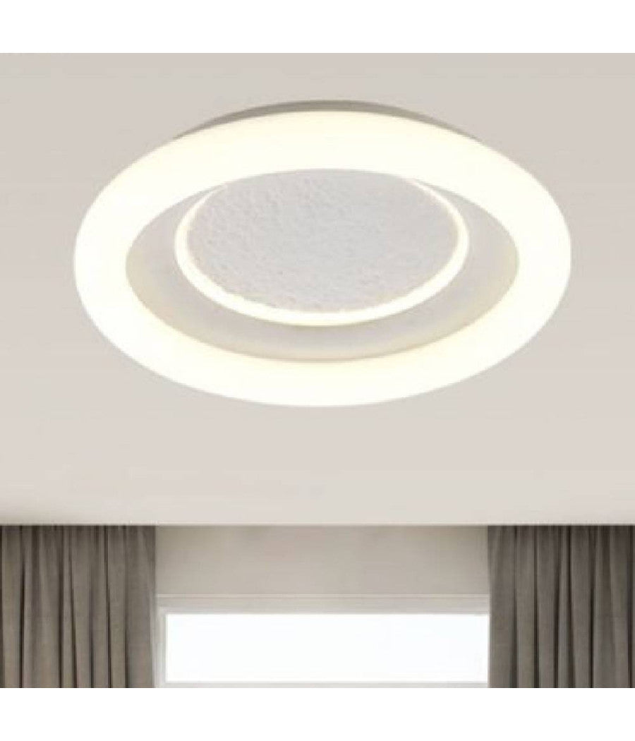 Plafoniera Led Lampadario Soffitto 40 W Bianco Tripla Colorazione Luce Pn-29-3c         