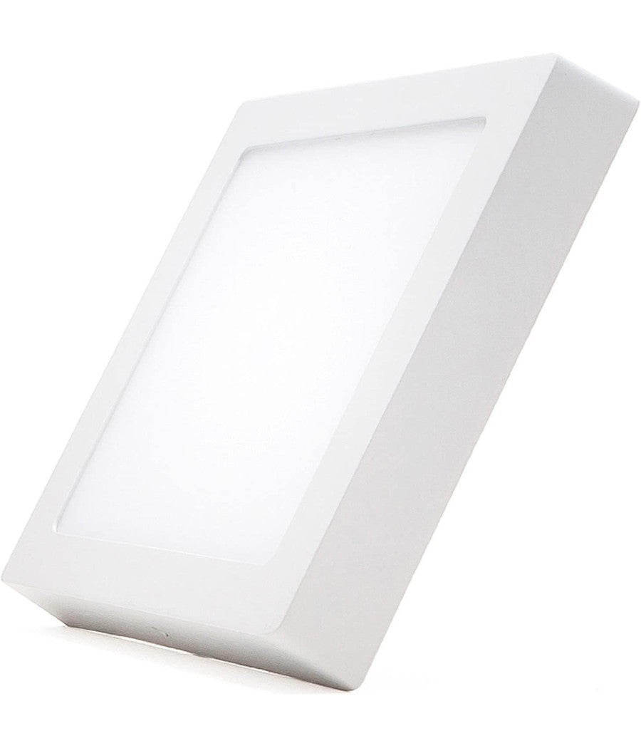 Plafoniera Led Soffitto Lampade Plafoniere Da Soffitto Led 18w Resa 200w  -bianco Caldo  Quadrato    -