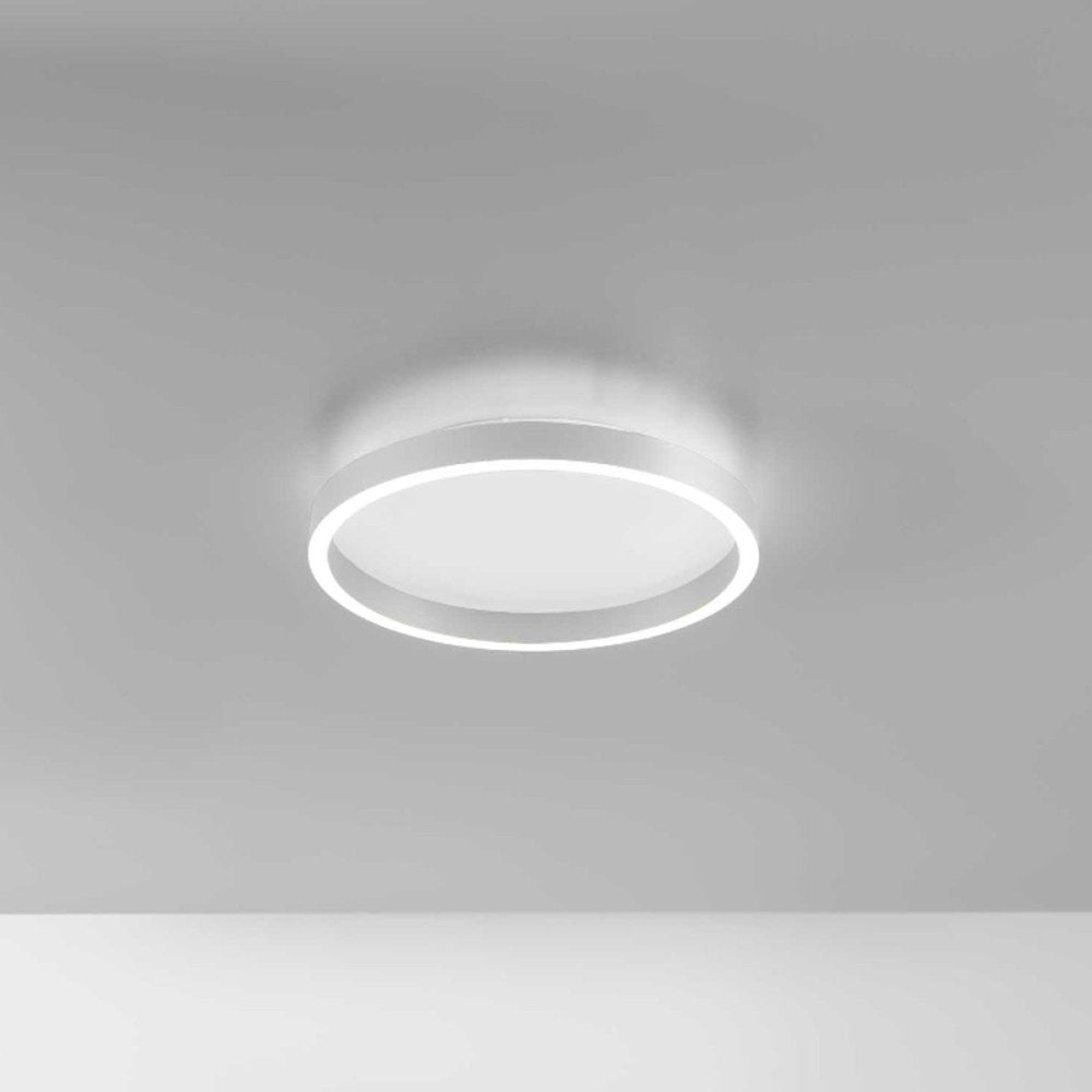 Plafoniera moderna gea luce aela pp b led alluminio metacrilato lampada soffitto