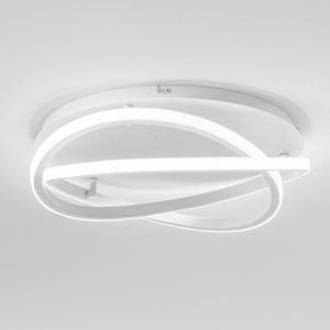 Plafoniera moderna gea luce atia pm b led alluminio silicone lampada soffitto