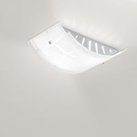 Plafoniera moderna gea luce nereide pp e27 led vetro lampada soffitto