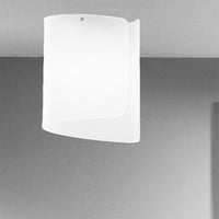 Plafoniera moderna selene illuminazione papiro 0386 053 e27 led vetro lampada soffitto