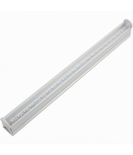 Plafoniera Neon Sottopensile Led Trasparente Tubo 30 Cm 5 Watt Reglette T5-30t  -bianco Freddo      -