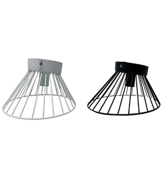 Plafoniera Paralume Metallo Lampadario Lampada E27 Decorativa Contemporanea C70         