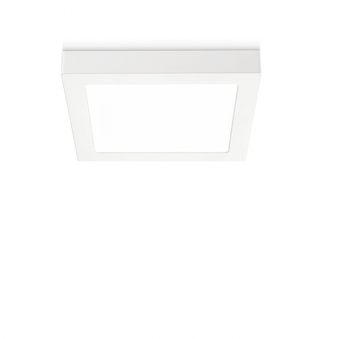 Plafoniera quadrata gea led sham q gfa764 12w led 220v termoplastica lampada soffitto moderna interno, tonalità luce